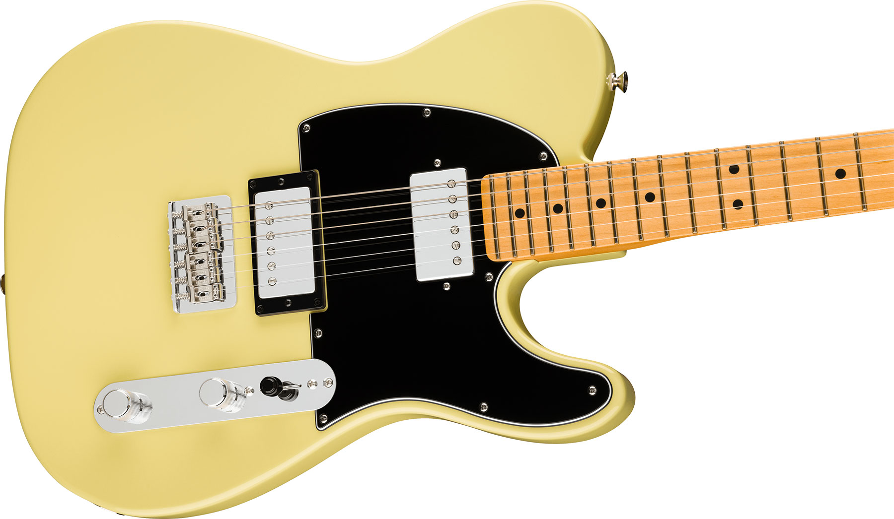 Fender Tele Player Ii Hh Mex 2h Ht Mn - Hialeah Yellow - E-Gitarre in Teleform - Variation 3