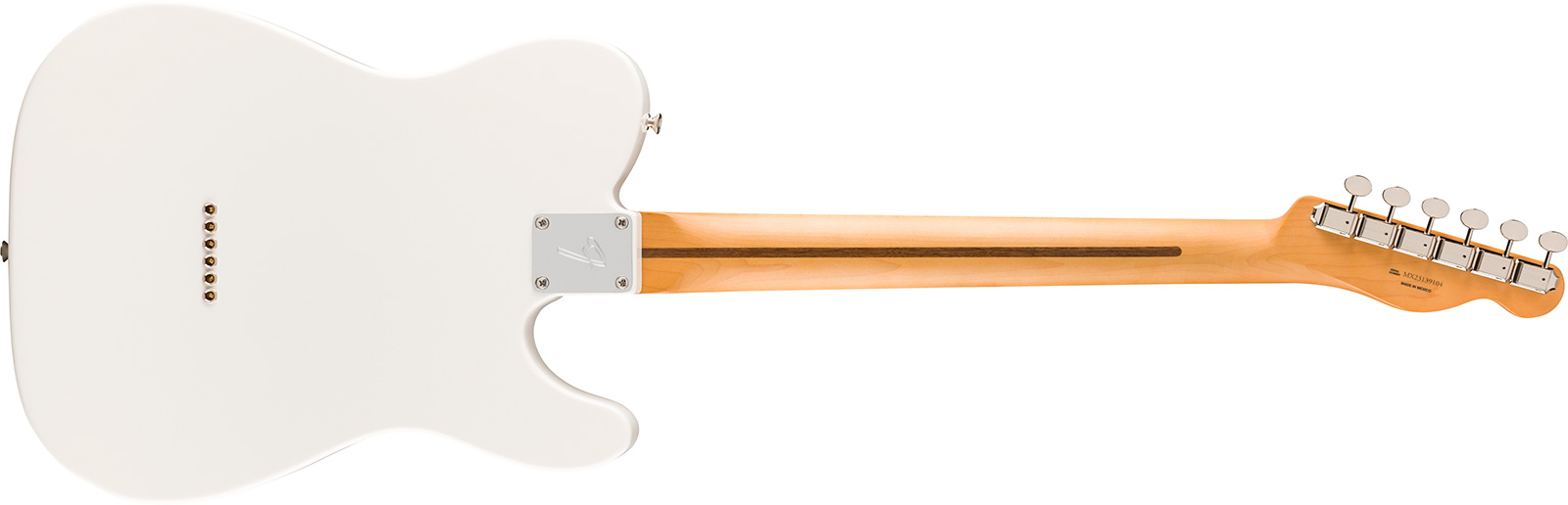 Fender Tele Player Ii Lh Mex Aulne Gaucher 2s Ht Rw - Polar White - E-Gitarre in Teleform - Variation 1