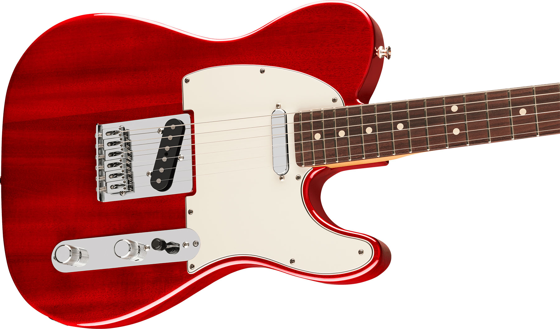 Fender Tele Player Ii Mex Acajou 2s Ht Rw - Transparent Cherry - E-Gitarre in Teleform - Variation 2