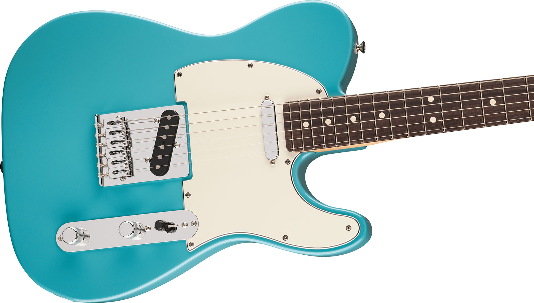 Fender Tele Player Ii Mex Aulne 2s Ht Rw - Aquatone Blue - E-Gitarre in Teleform - Variation 2