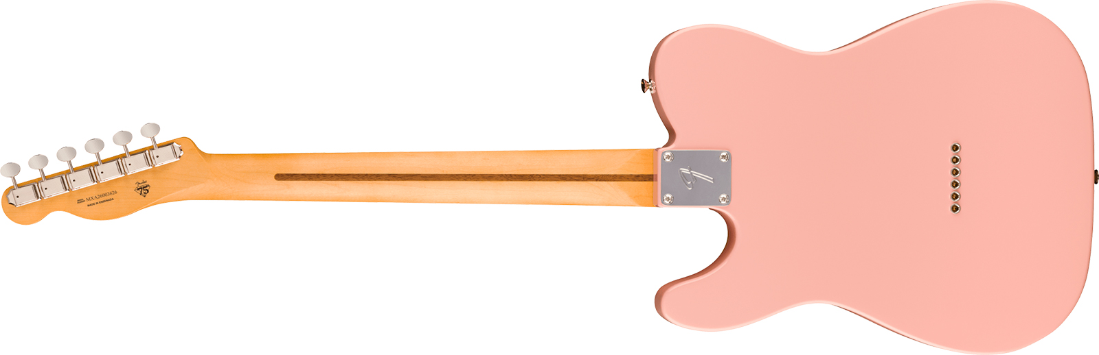 Fender Tele Player Ii Mex Ltd 2s Ht Rw - Shell Pink - E-Gitarre in Teleform - Variation 1