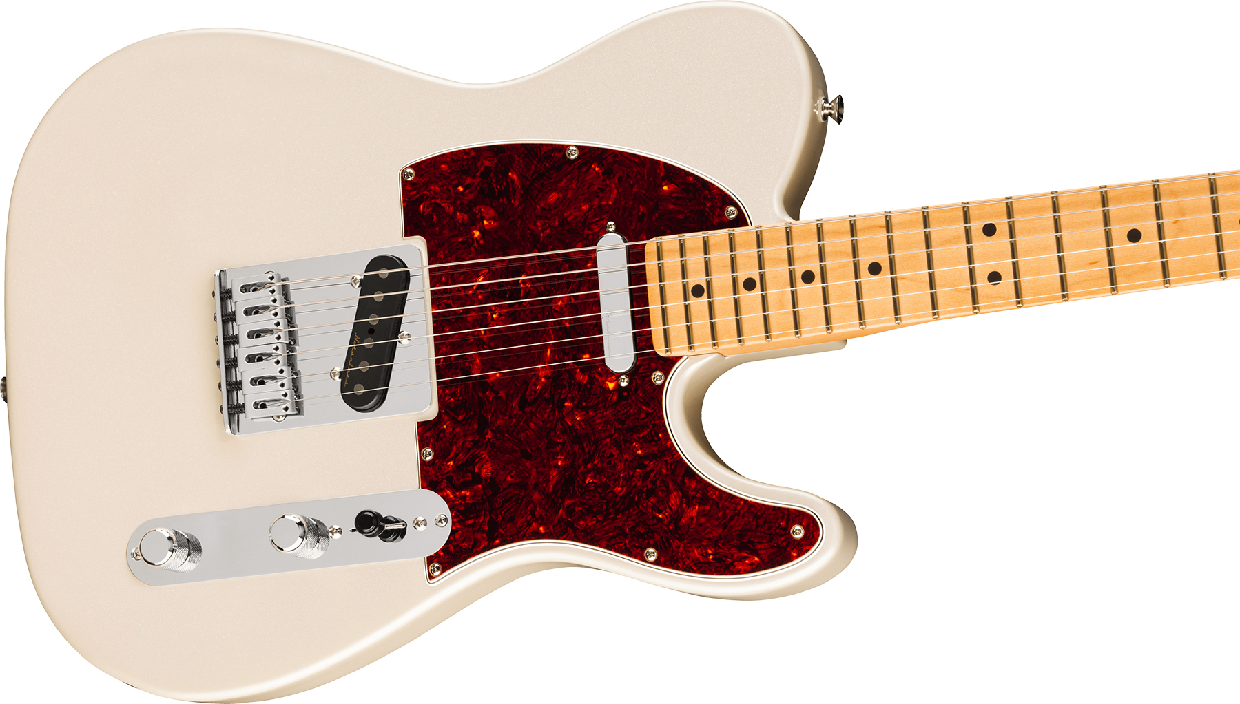 Fender Tele Player Ii Modified Mex 2s Ht Mn - Olympic Pearl - E-Gitarre in Teleform - Variation 2