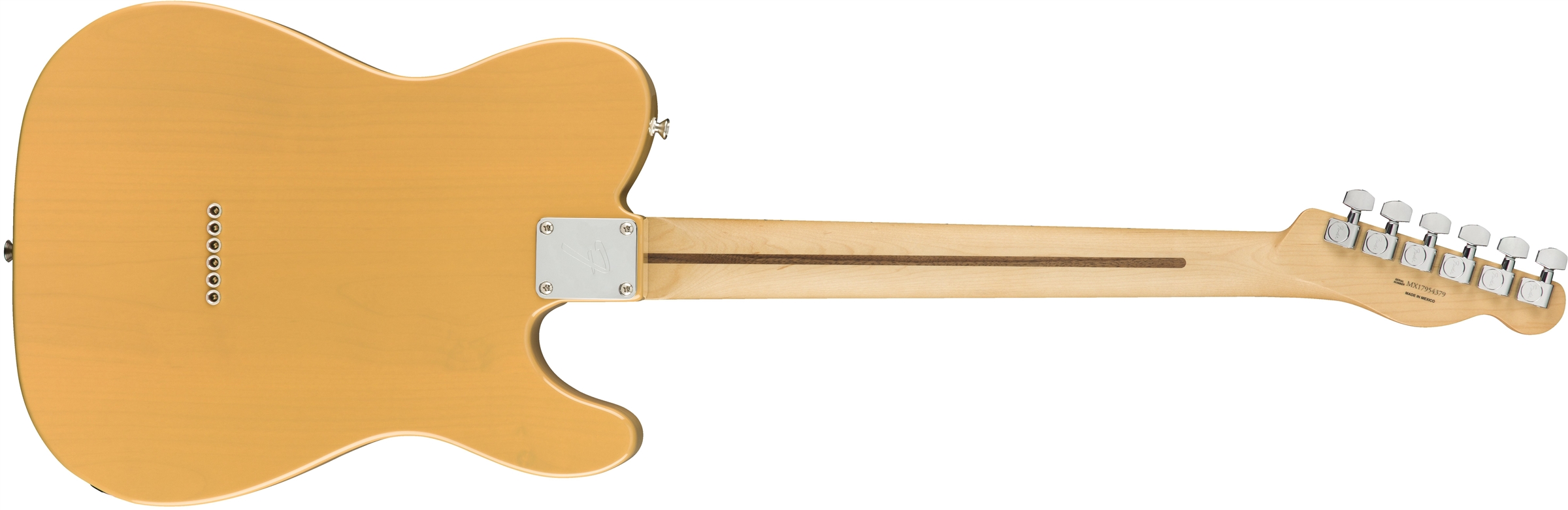 Fender Tele Player Lh Gaucher Mex 2s Mn - Butterscotch Blonde - E-Gitarre für Linkshänder - Variation 1