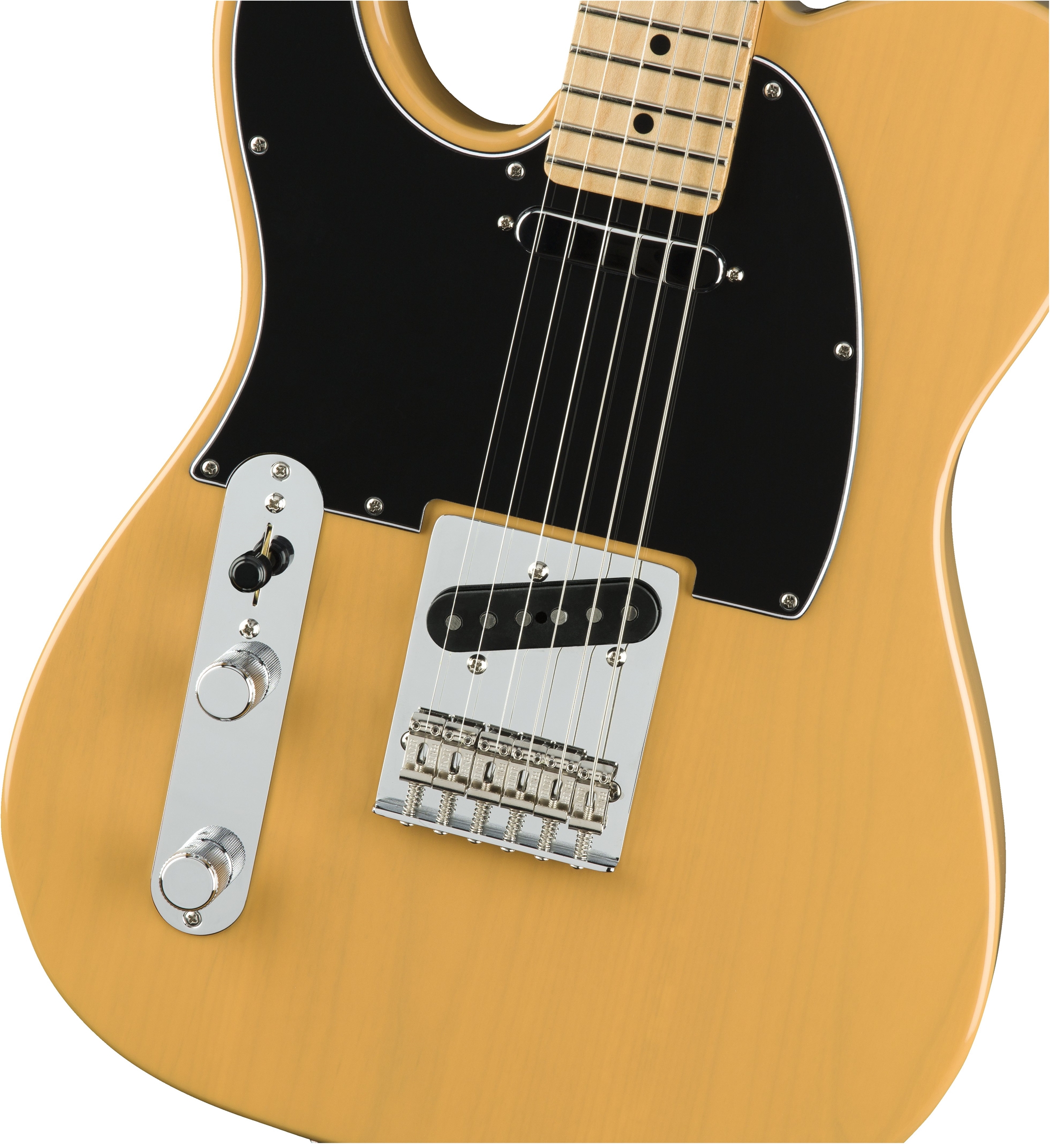 Fender Tele Player Lh Gaucher Mex 2s Mn - Butterscotch Blonde - E-Gitarre für Linkshänder - Variation 2