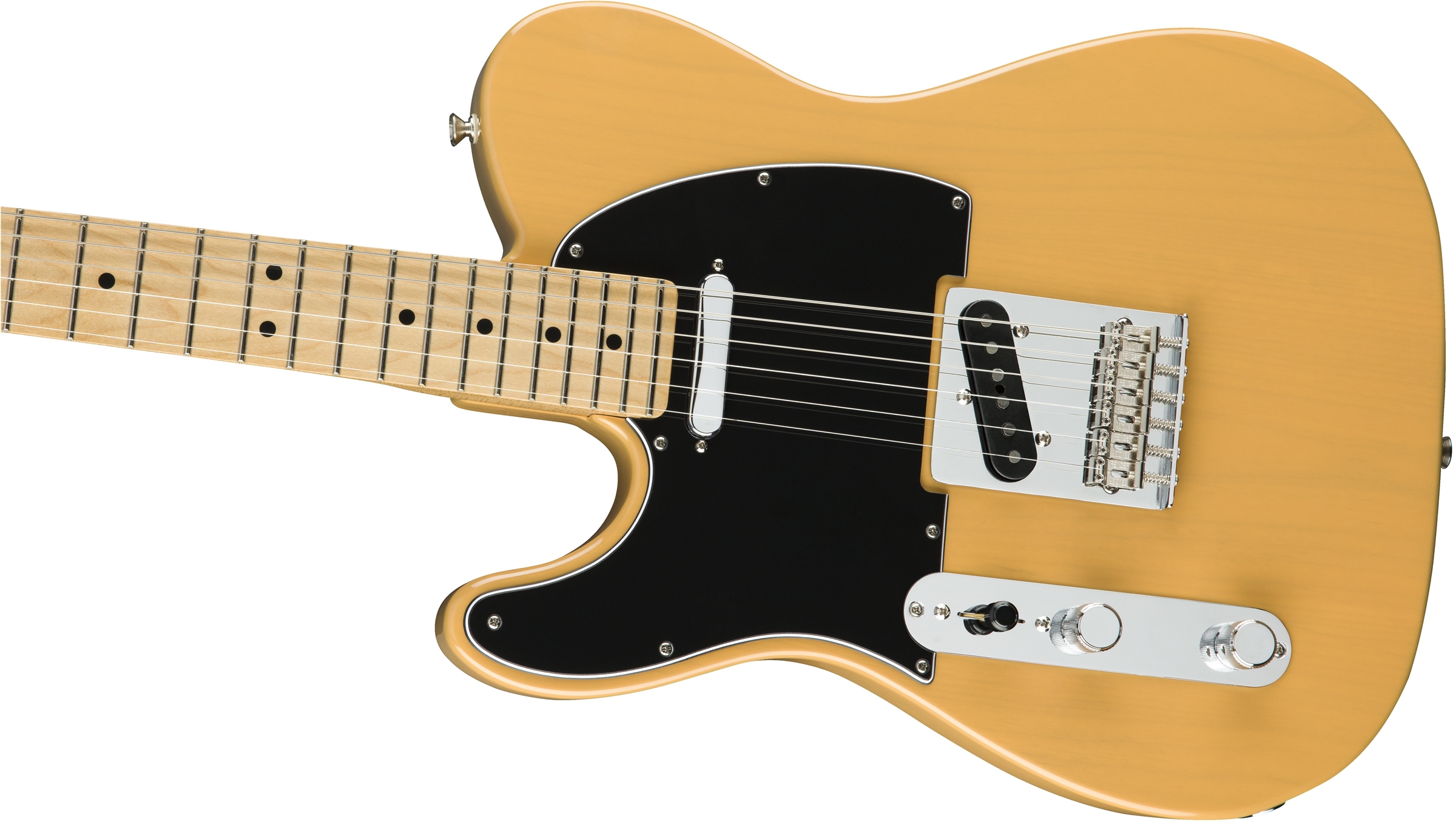 Fender Tele Player Lh Gaucher Mex 2s Mn - Butterscotch Blonde - E-Gitarre für Linkshänder - Variation 3