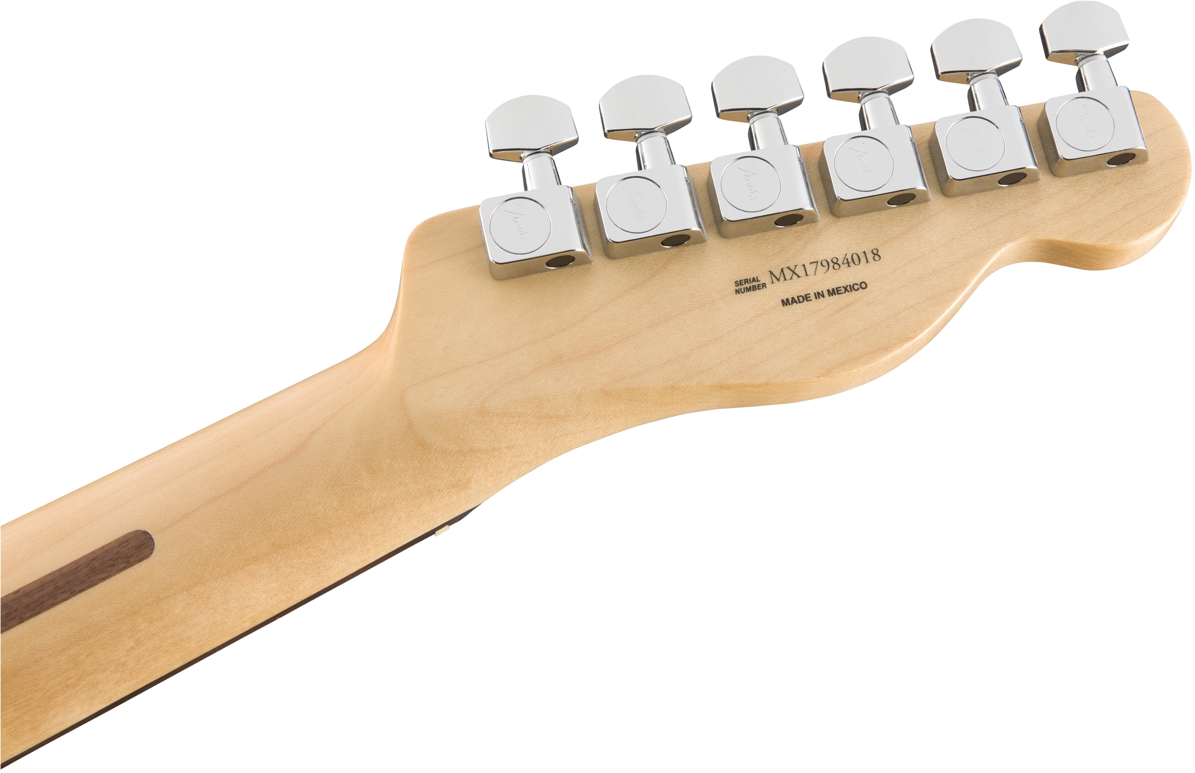 Fender Tele Player Lh Gaucher Mex Ss Pf - Polar White - E-Gitarre für Linkshänder - Variation 5