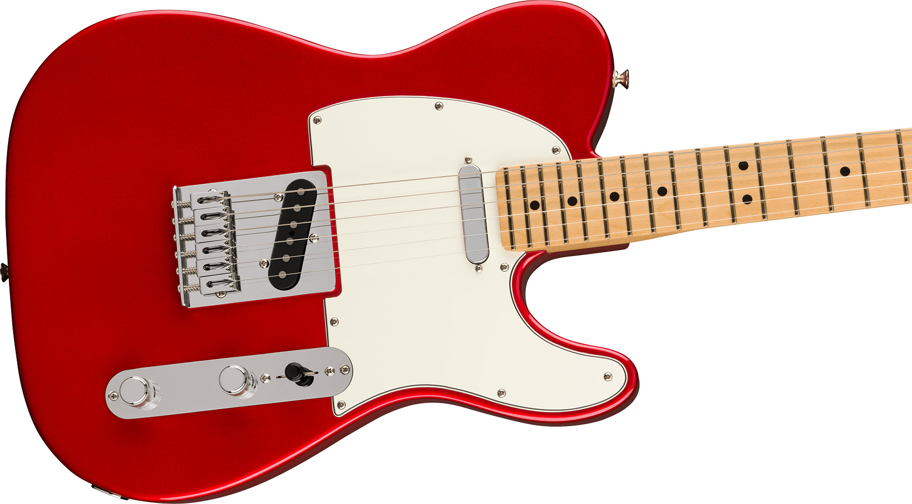 Fender Tele Player Mex 2023 2s Ht Mn - Candy Apple Red - E-Gitarre in Teleform - Variation 2