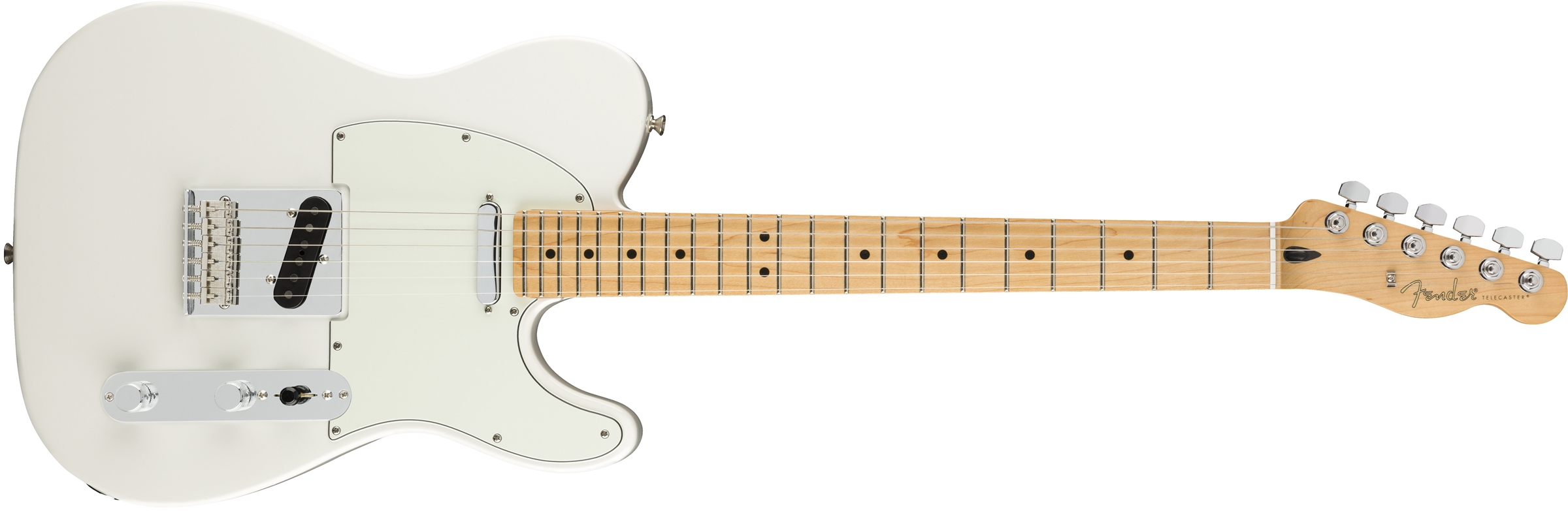Fender Tele Player Mex Mn - Polar White - E-Gitarre in Teleform - Variation 1