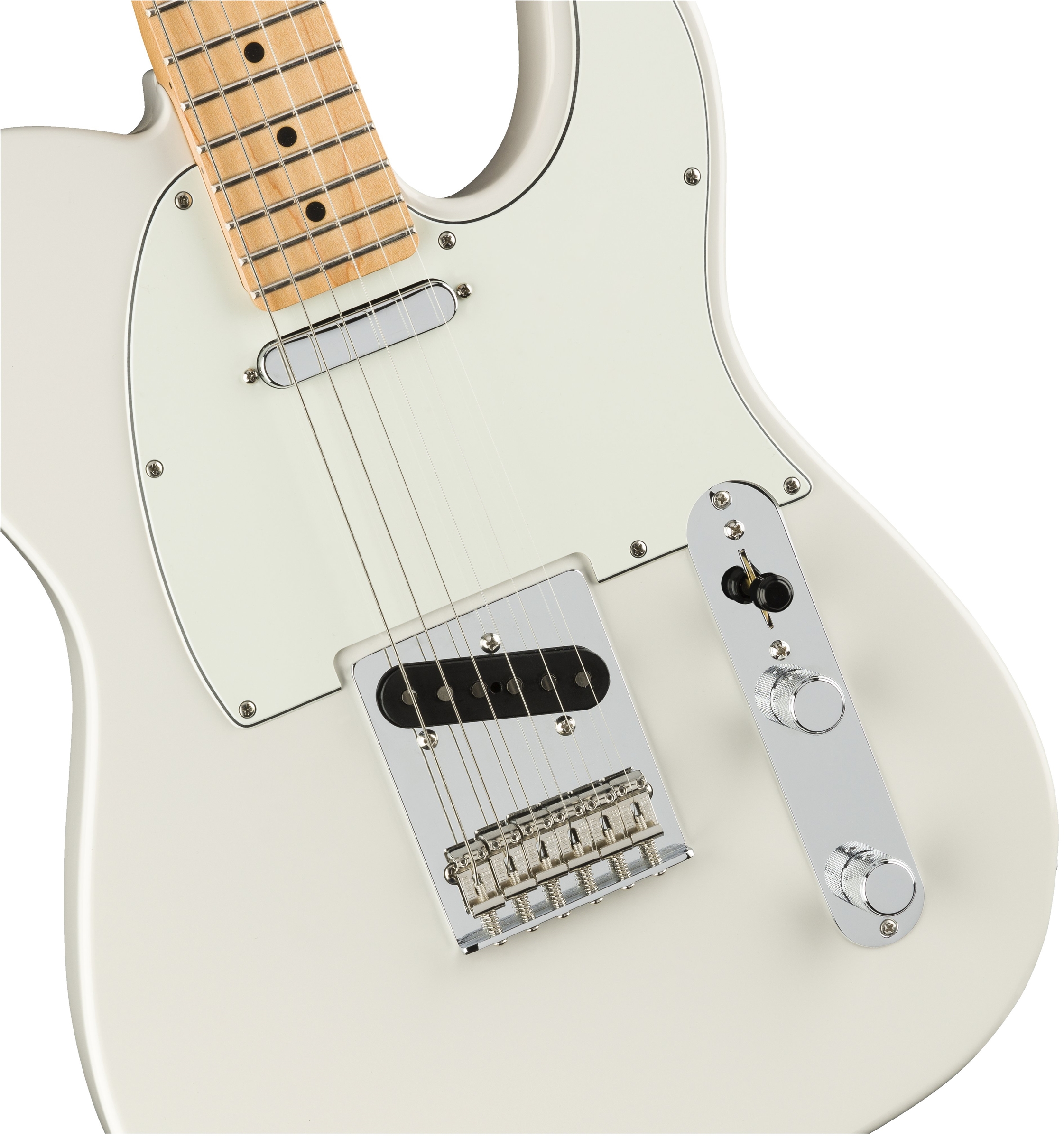 Fender Tele Player Mex Mn - Polar White - E-Gitarre in Teleform - Variation 3