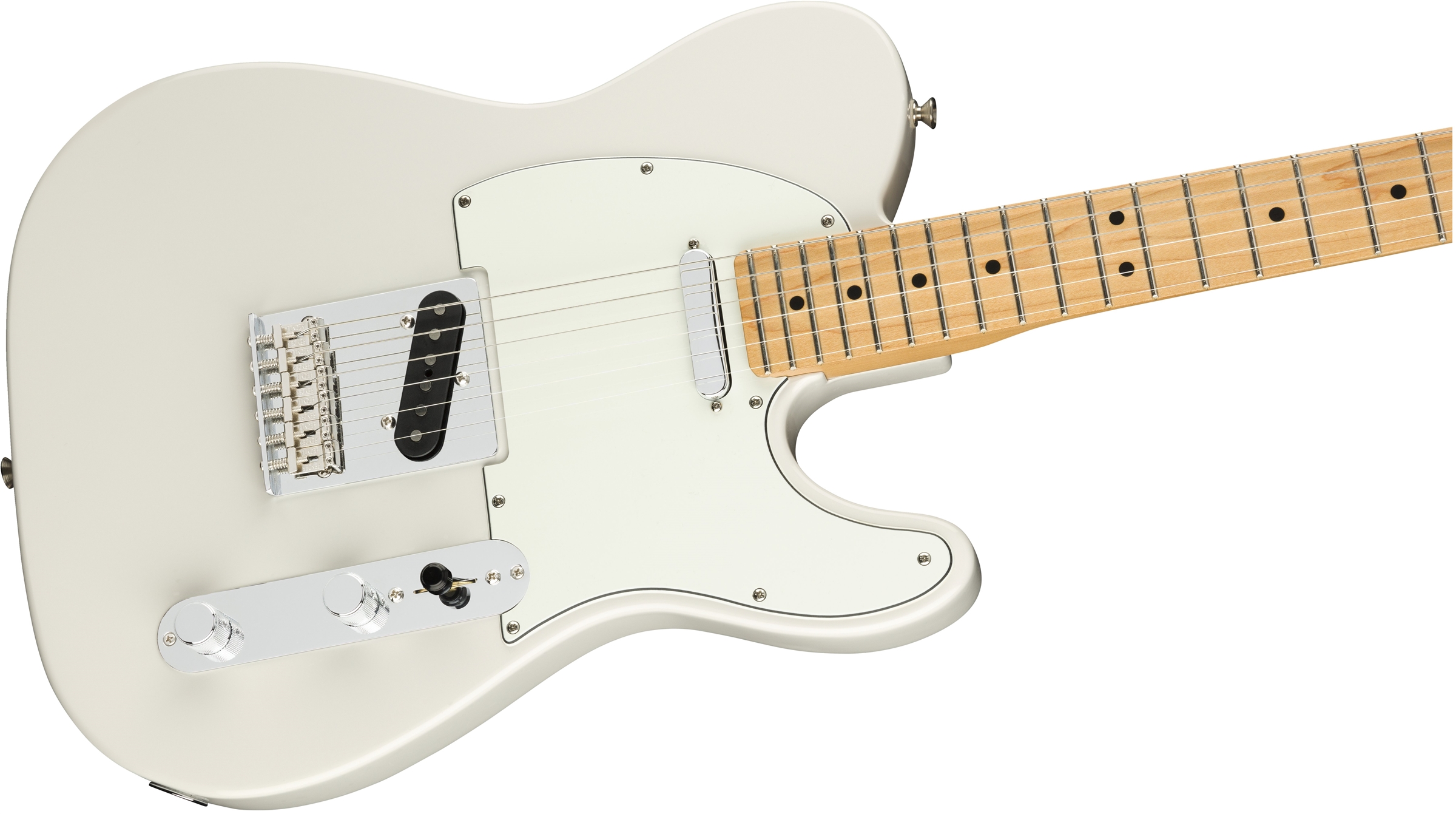 Fender Tele Player Mex Mn - Polar White - E-Gitarre in Teleform - Variation 4