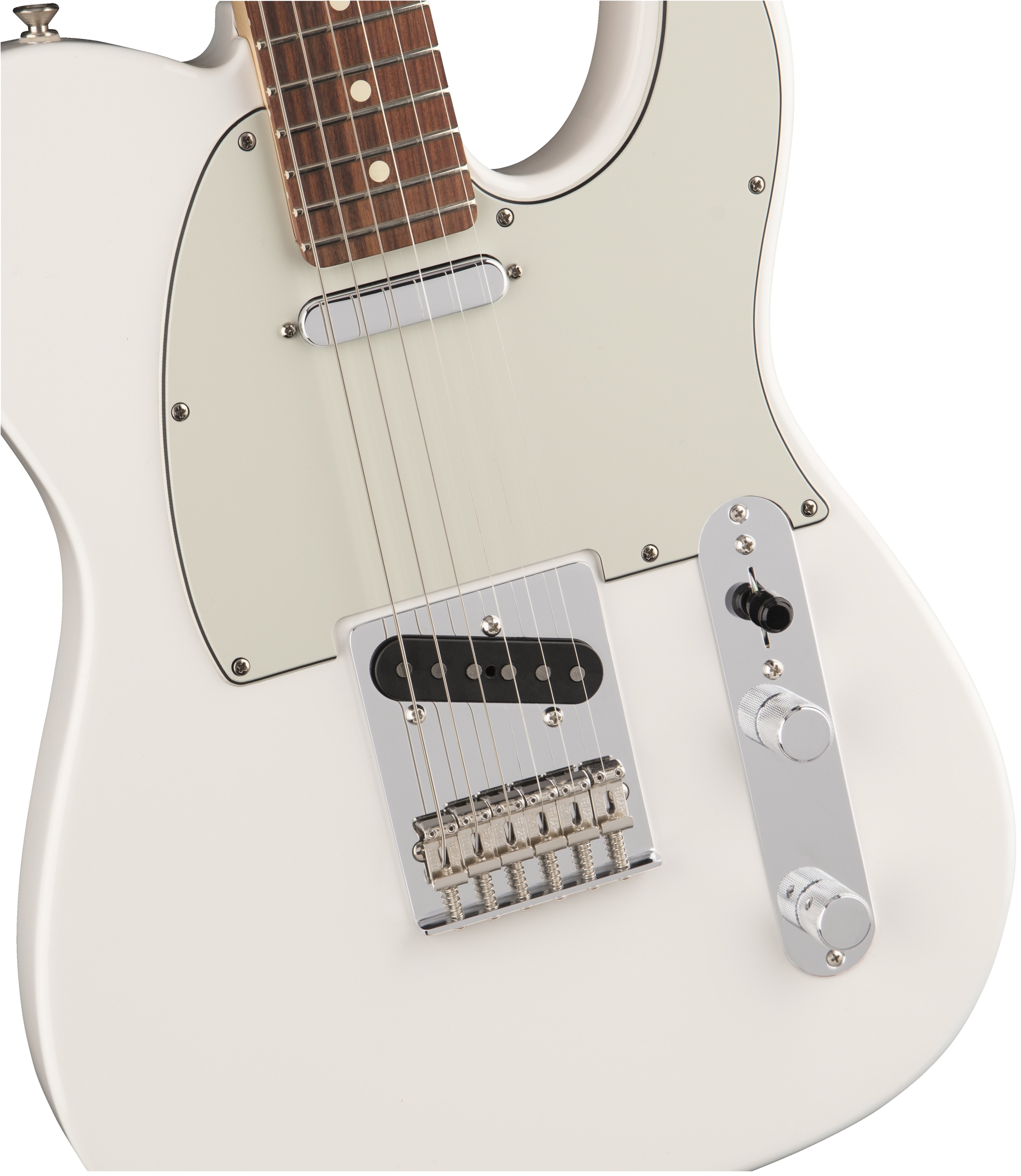 Fender Tele Player Mex Ss Pf - Polar White - E-Gitarre in Teleform - Variation 2