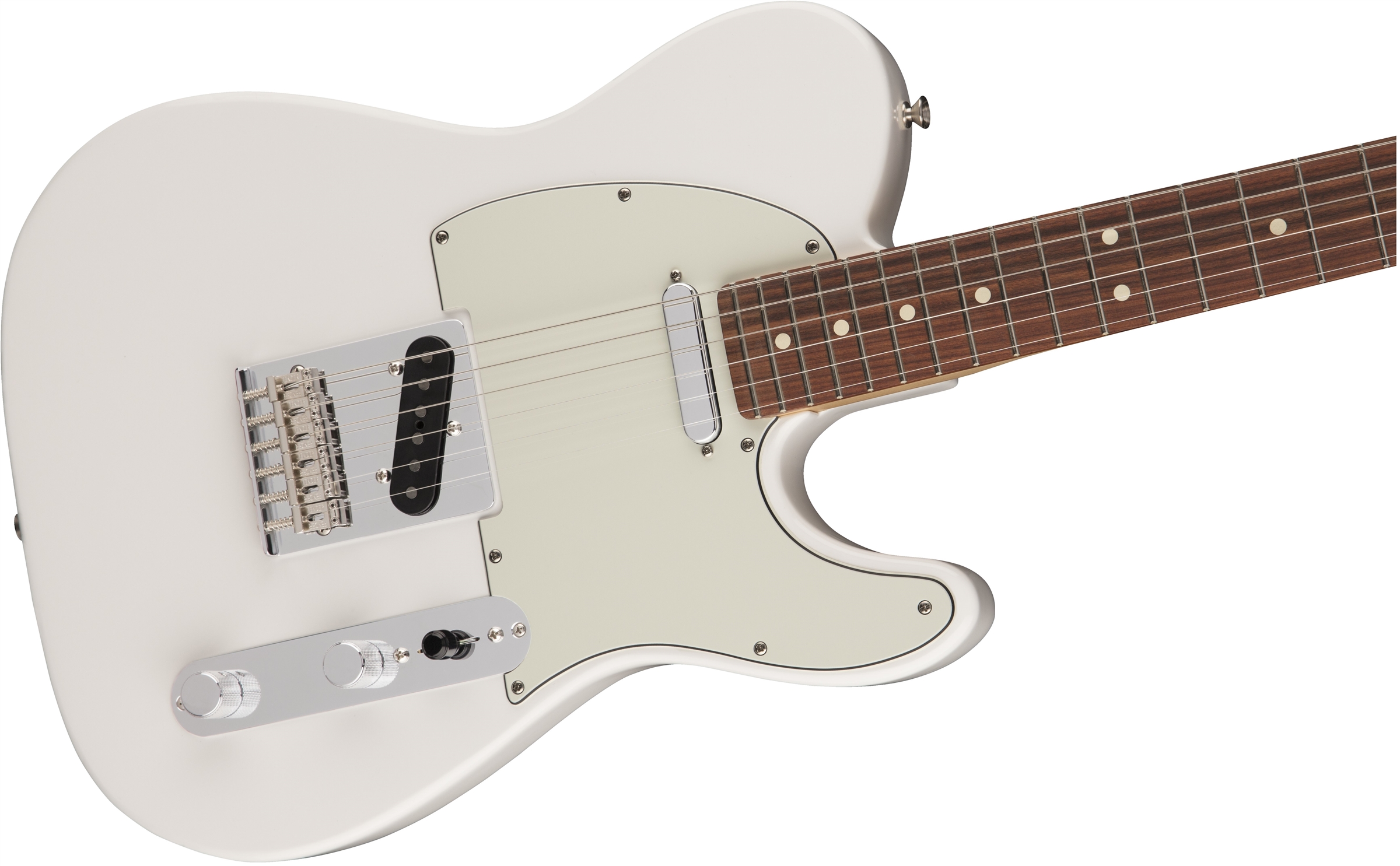Fender Tele Player Mex Ss Pf - Polar White - E-Gitarre in Teleform - Variation 3