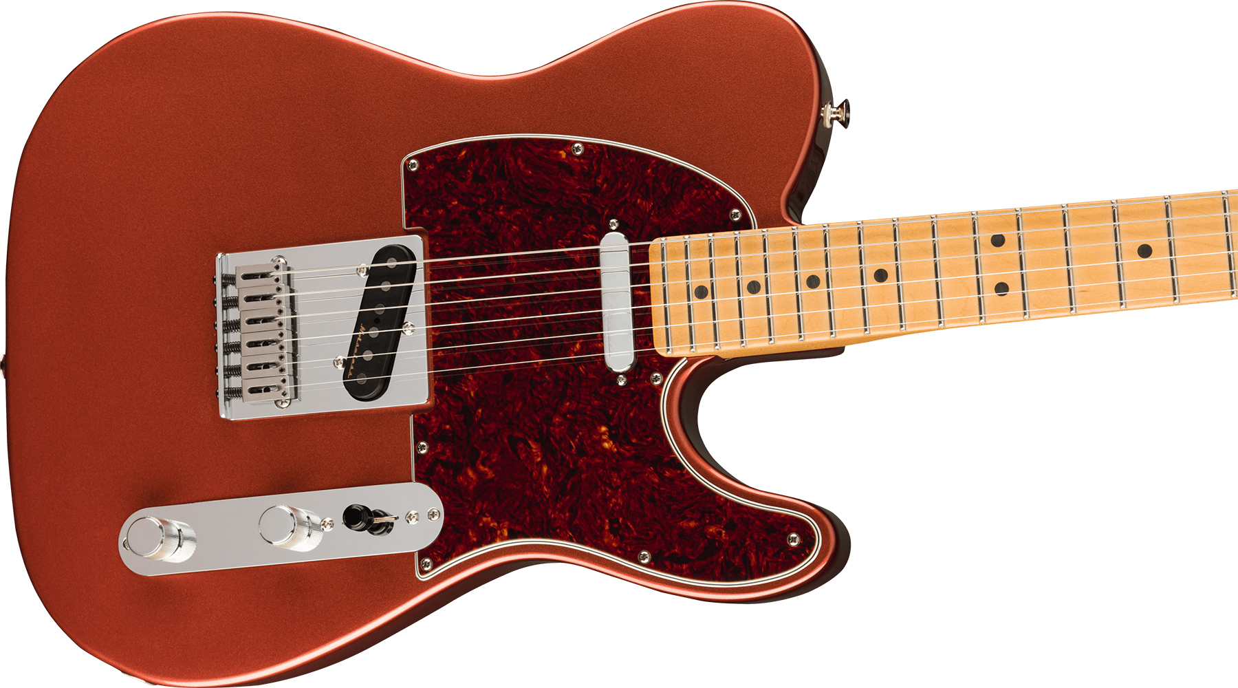 Fender Tele Player Plus Mex 2s Ht Mn - Aged Candy Apple Red - E-Gitarre in Teleform - Variation 2
