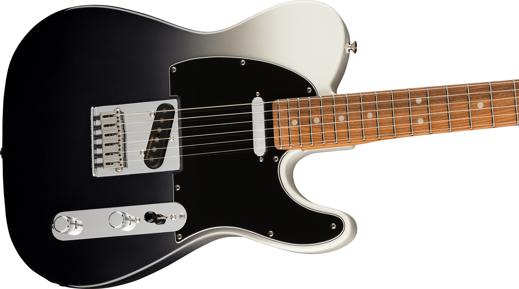 Fender Tele Player Plus Mex 2s Ht Pf - Silver Smoke - E-Gitarre in Teleform - Variation 2