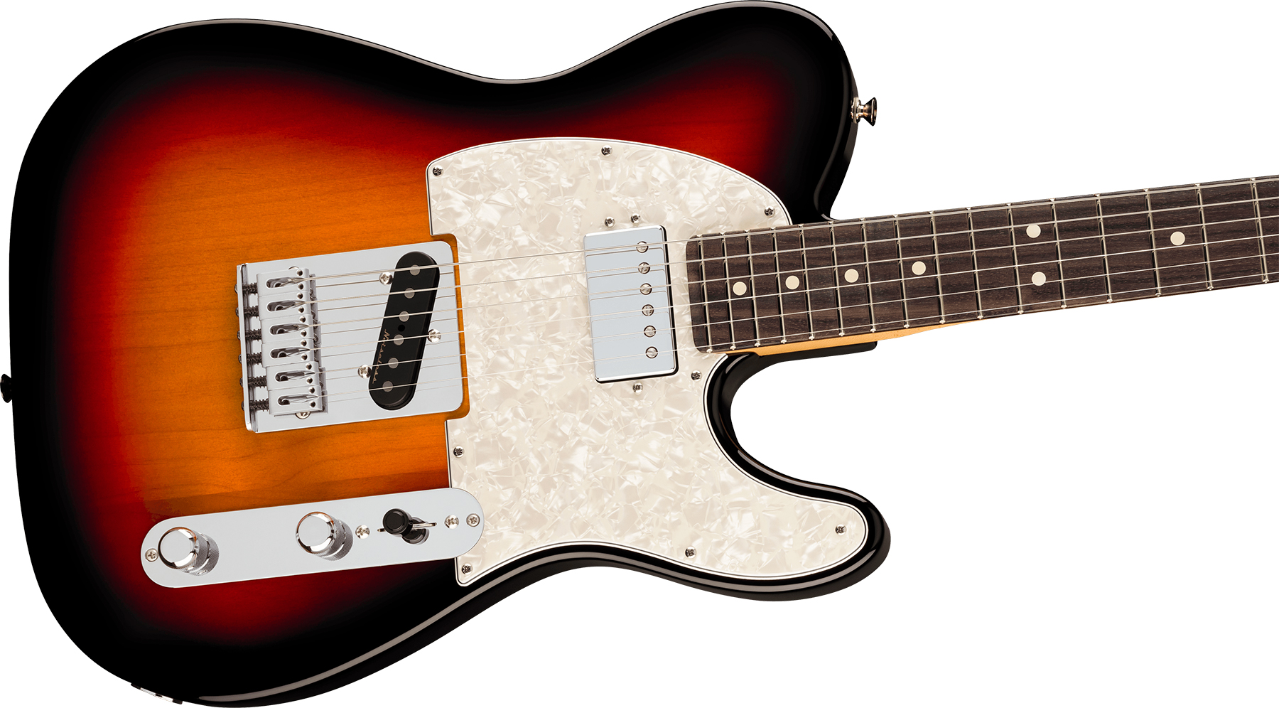 Fender Tele Sh Player Ii Modified Mex 2s Ht Rw - 3-color Sunburst - E-Gitarre in Teleform - Variation 2