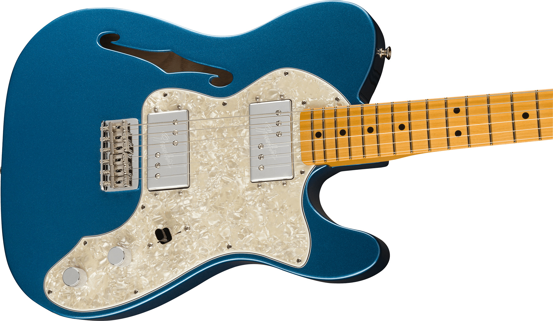 Fender Tele Thinline 1972 American Vintage Ii Usa 2h Ht Mn - Lake Placid Blue - E-Gitarre in Teleform - Variation 2