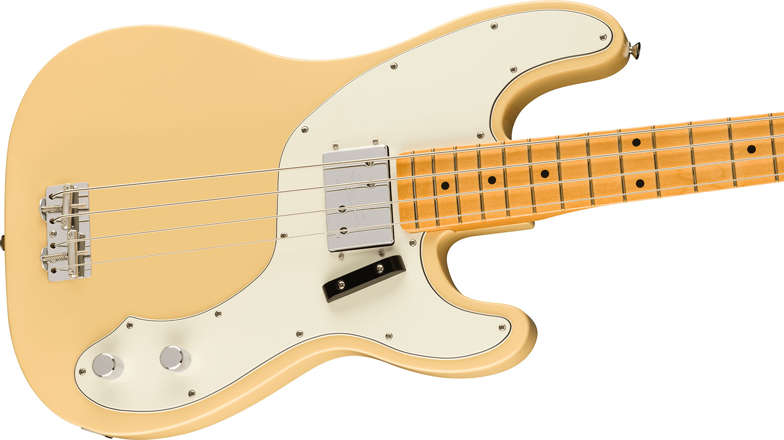 Fender Tele Bass 70s Vintera 2 Mex Mn - Vintage White - Solidbody E-bass - Variation 2