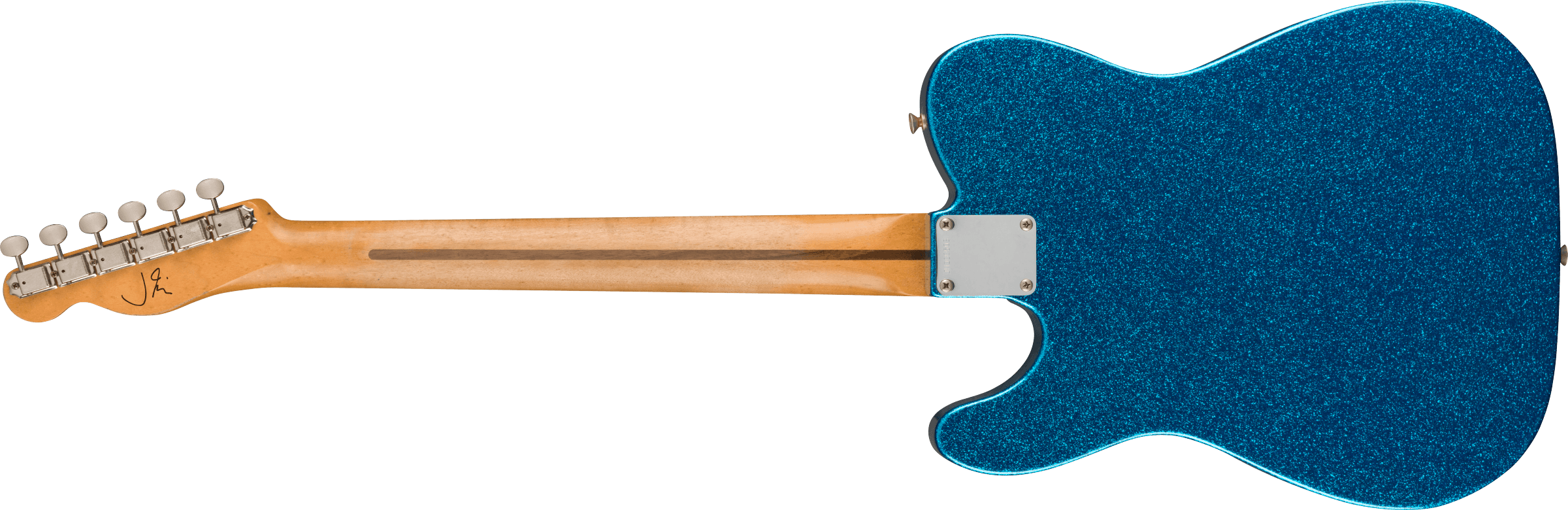 Fender Telecaster J. Mascis Signature 2s Ht Mn - Sparkle Blue - E-Gitarre in Teleform - Variation 1