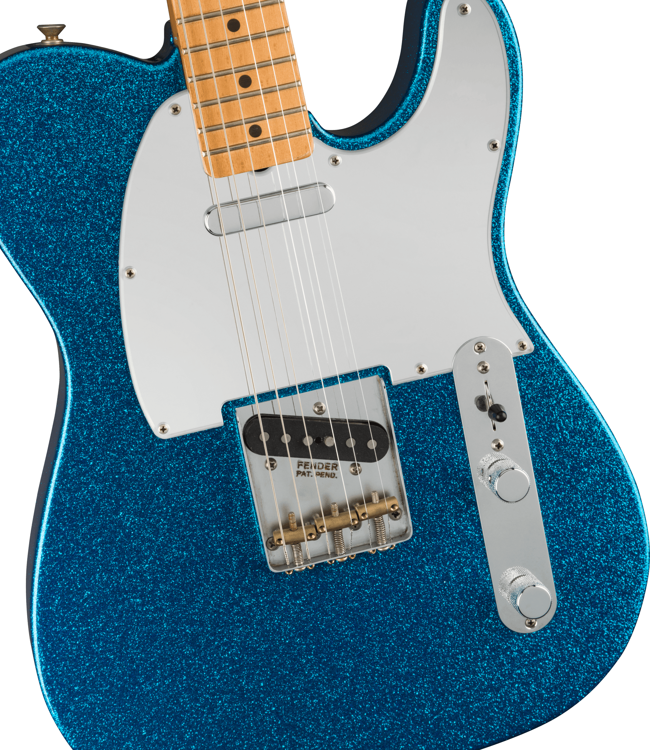 Fender Telecaster J. Mascis Signature 2s Ht Mn - Sparkle Blue - E-Gitarre in Teleform - Variation 2