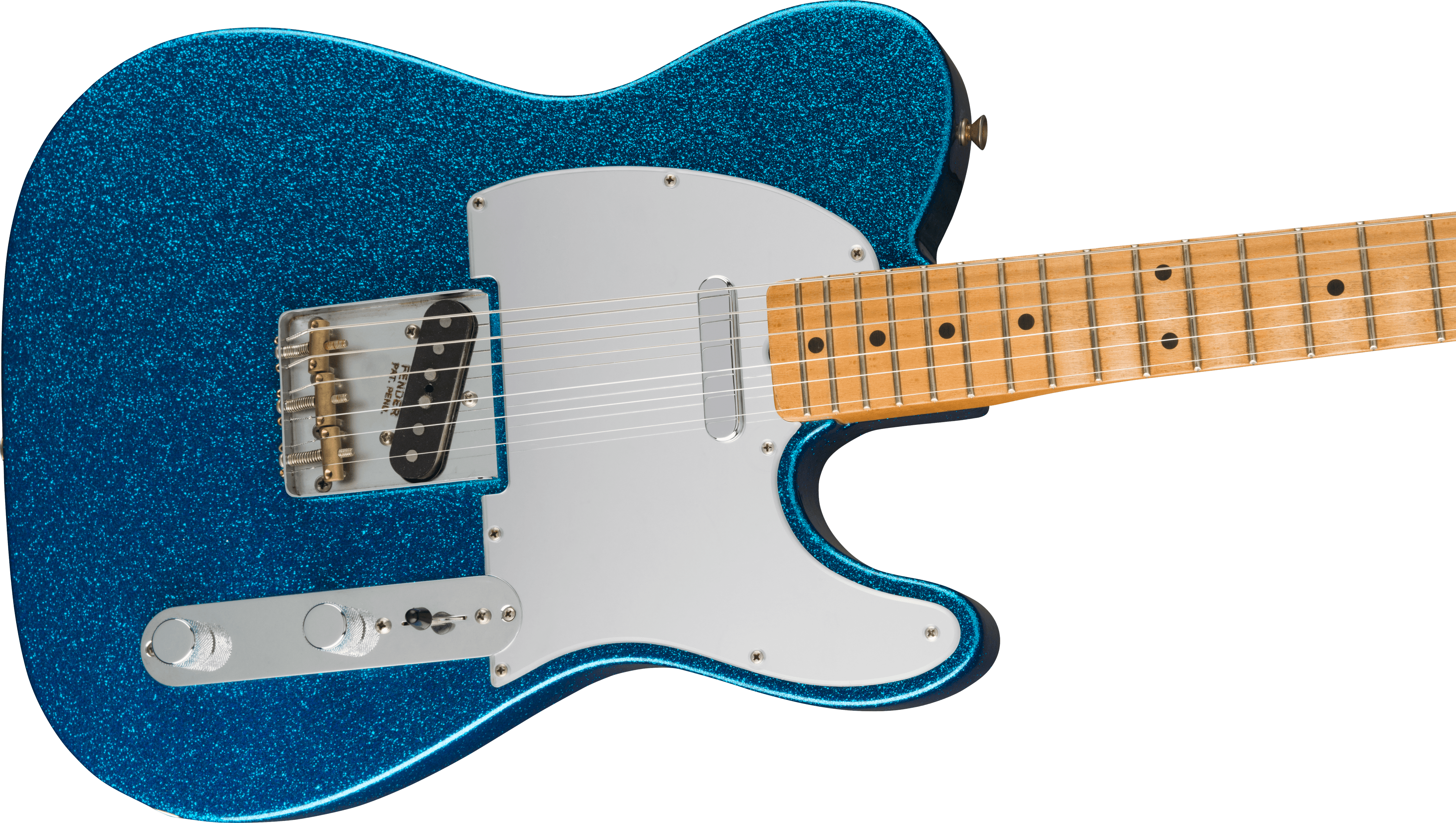 Fender Telecaster J. Mascis Signature 2s Ht Mn - Sparkle Blue - E-Gitarre in Teleform - Variation 3