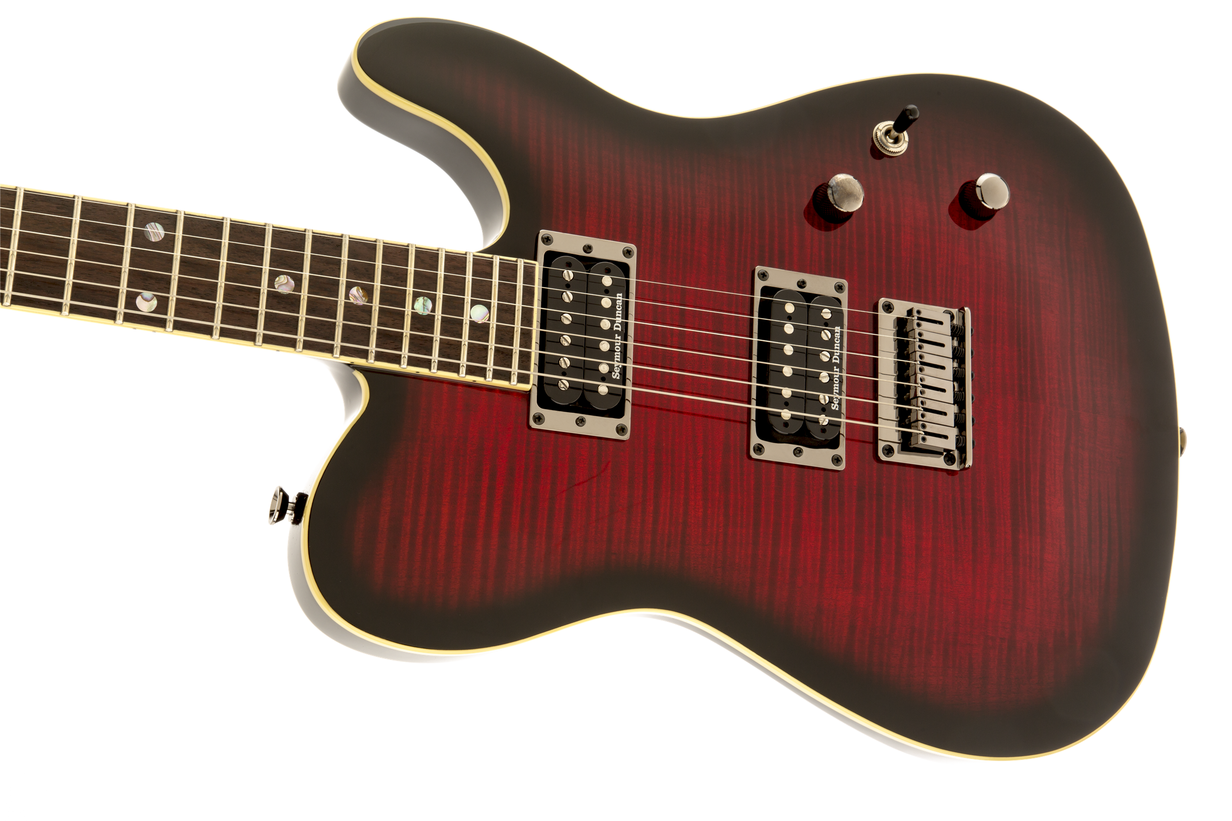 Fender Telecaster Korean Special Edition Custom Fmt (lau) - Black Cherry Burst - E-Gitarre in Teleform - Variation 5