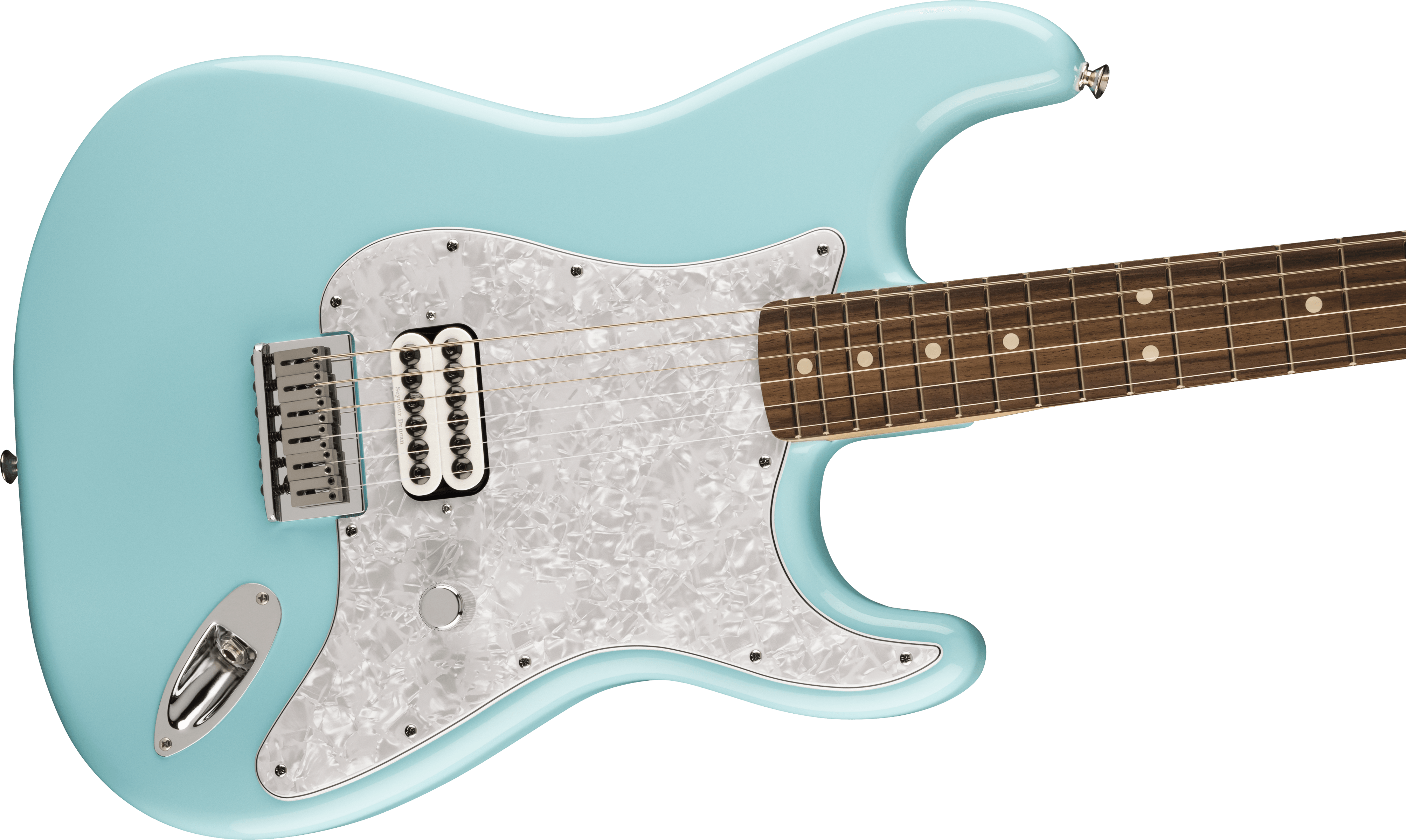 Fender Tom Delonge Ltd Mex Signature 1h Ht Rw - Daphne Blue - E-Gitarre in Str-Form - Variation 3