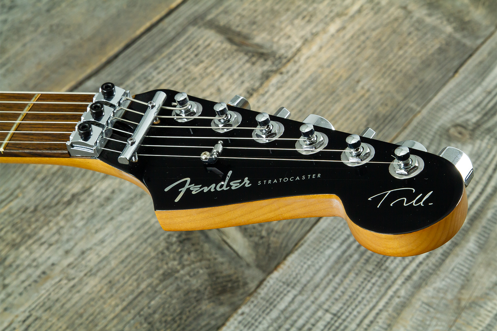 Fender Tom Morello Strat Mex Signature Hss Fr Rw #mx22308 - Black - E-Gitarre in Str-Form - Variation 9
