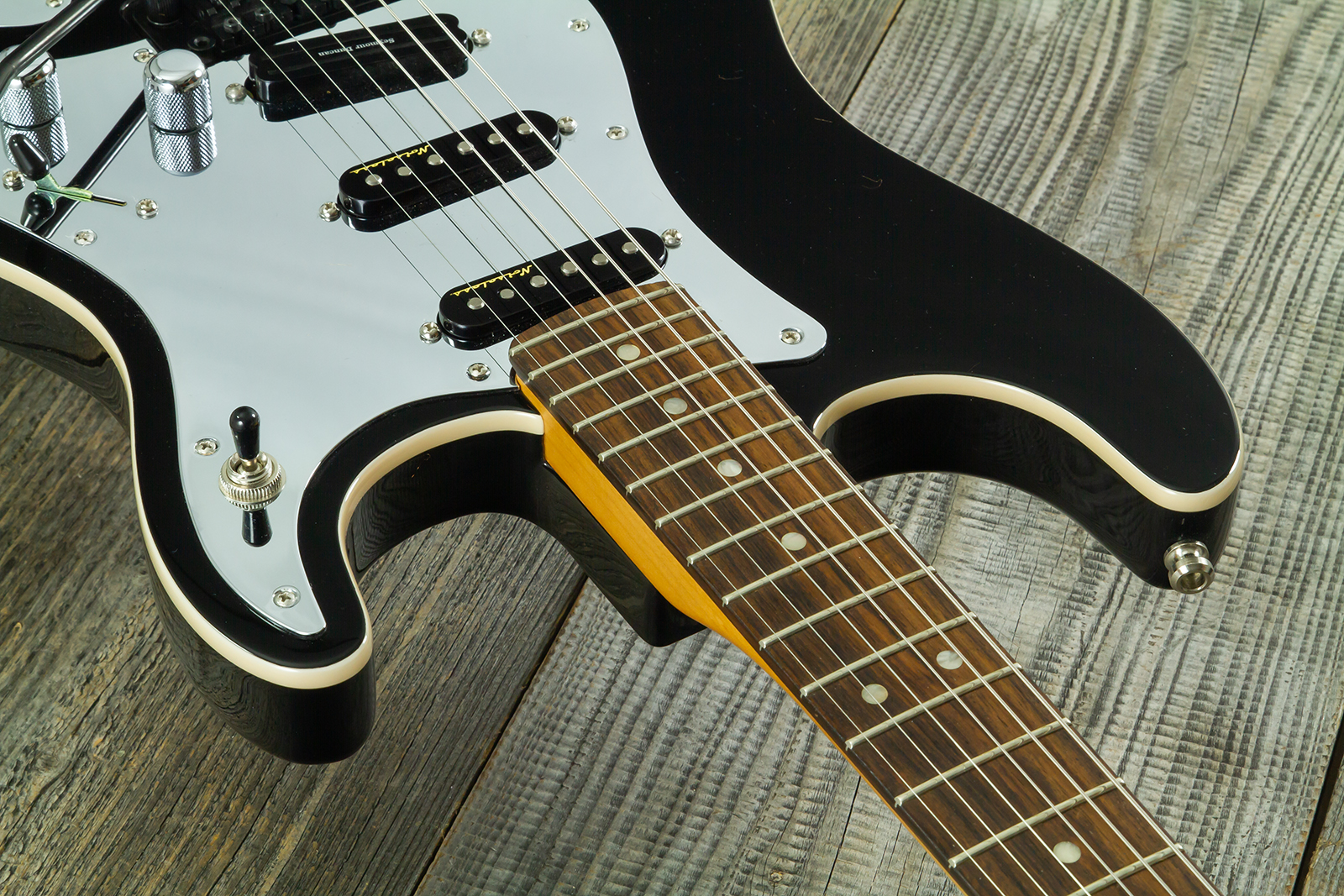 Fender Tom Morello Strat Mex Signature Hss Fr Rw #mx22308 - Black - E-Gitarre in Str-Form - Variation 7