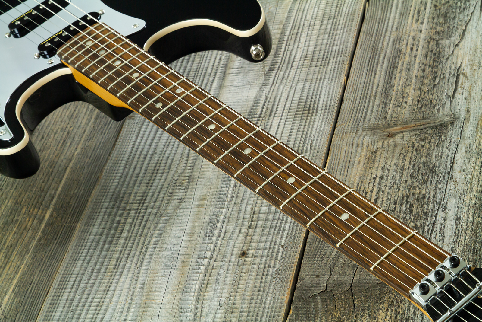 Fender Tom Morello Strat Mex Signature Hss Fr Rw #mx22308 - Black - E-Gitarre in Str-Form - Variation 8
