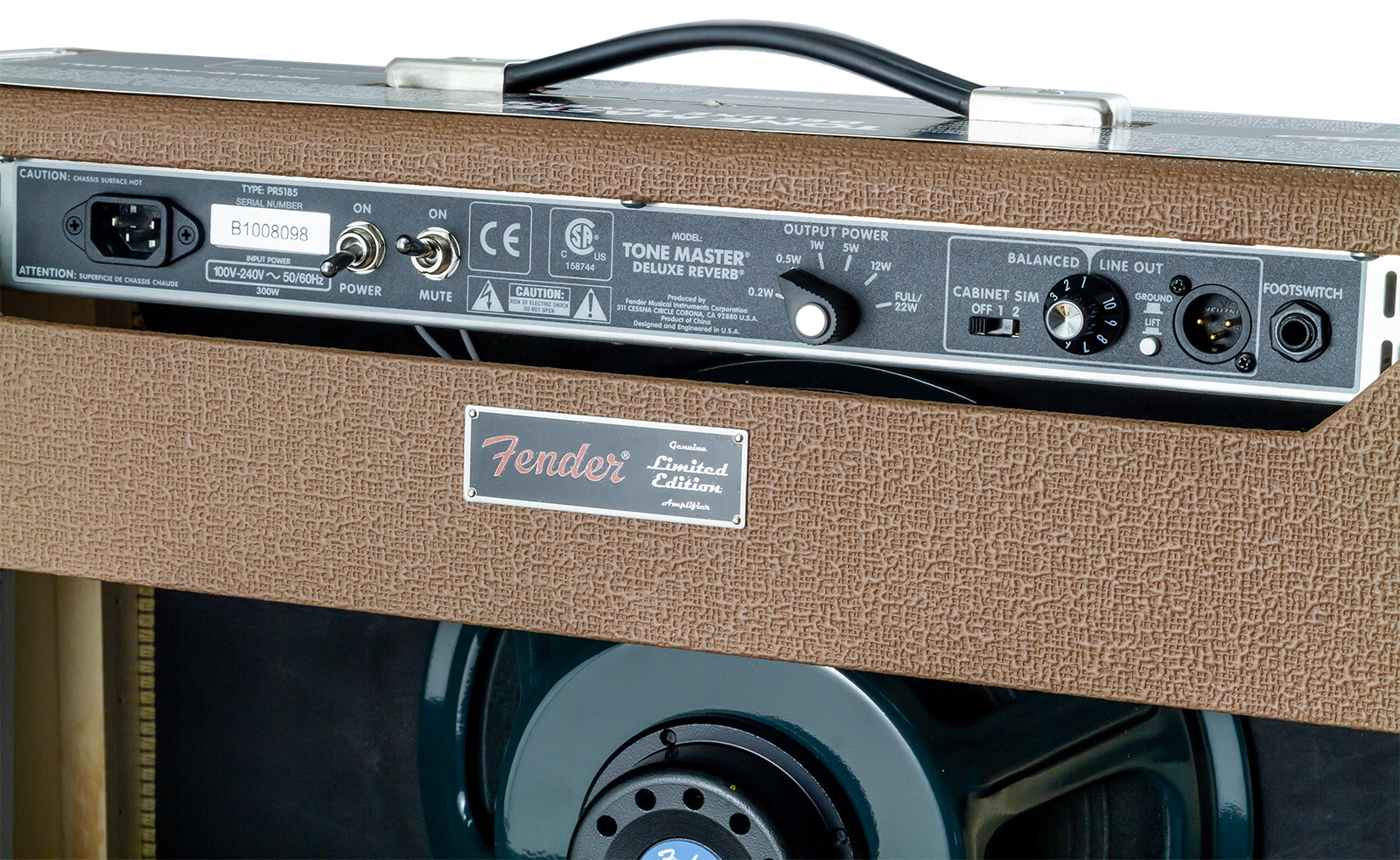 Fender Tone Master Deluxe Reverb Ltd 100w 1x12 Cocoa - Combo für E-Gitarre - Variation 2