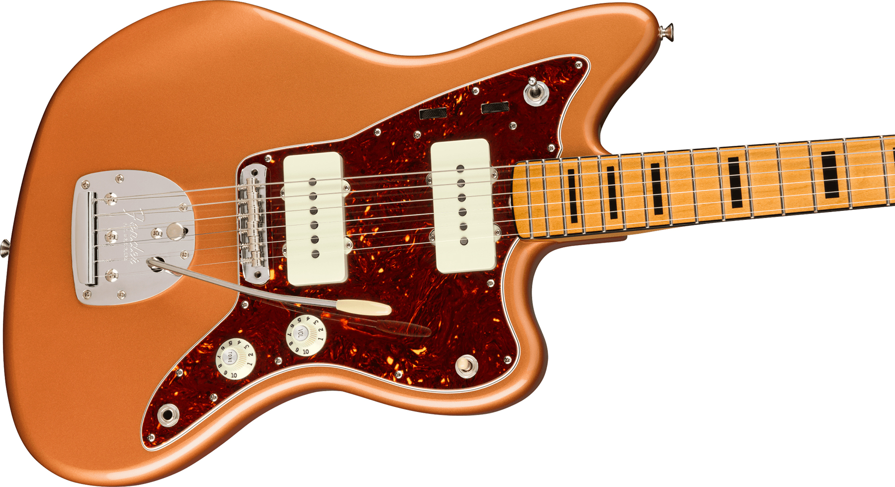 Fender Troy Van Leeuwen Jazzmaster Signature Mex Mn - Copper Age - Retro-Rock-E-Gitarre - Variation 2
