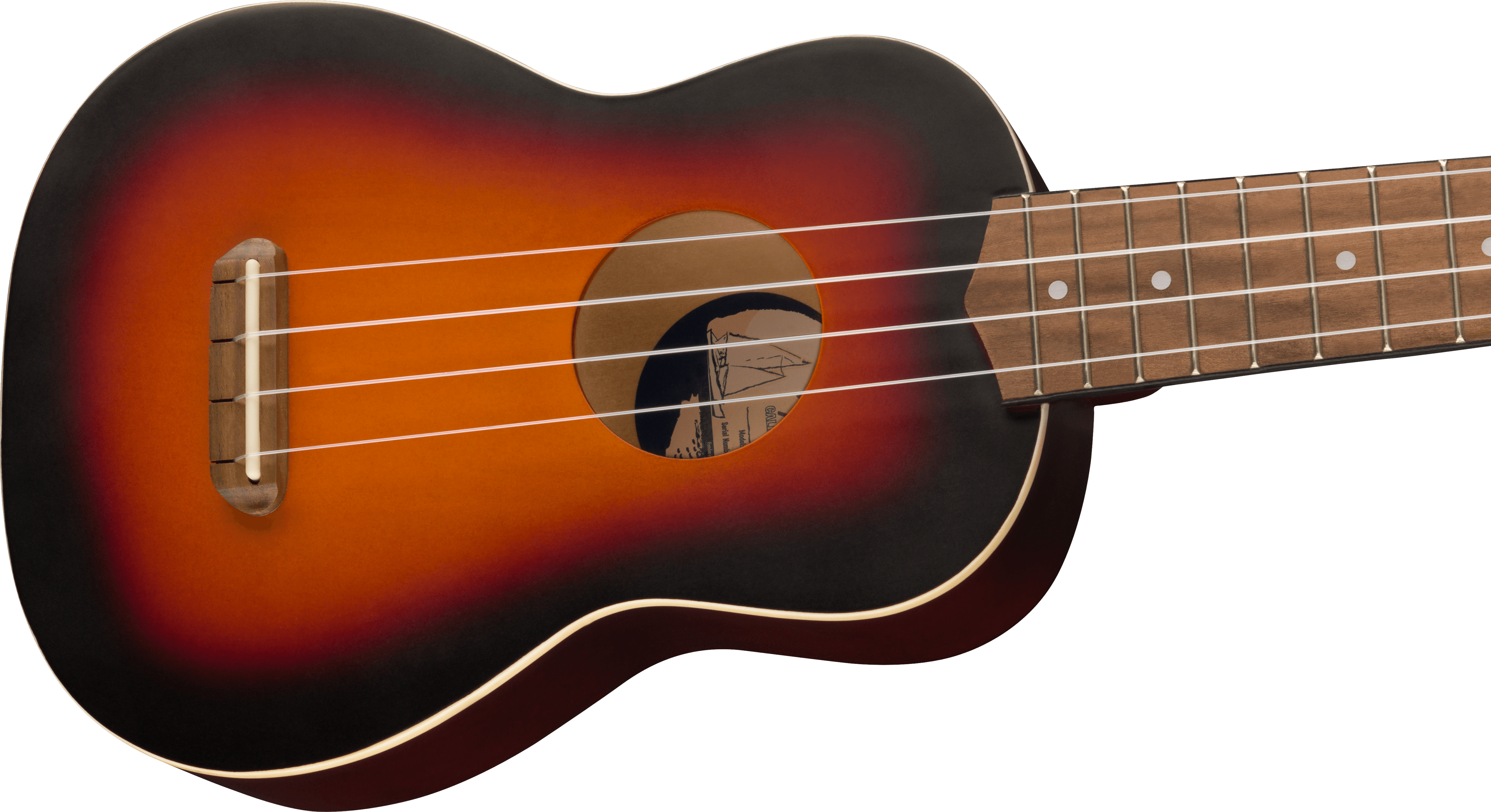 Fender Venice Soprano Uke California Coast Nato Wal - 2-color Sunburst - Ukulele - Variation 2