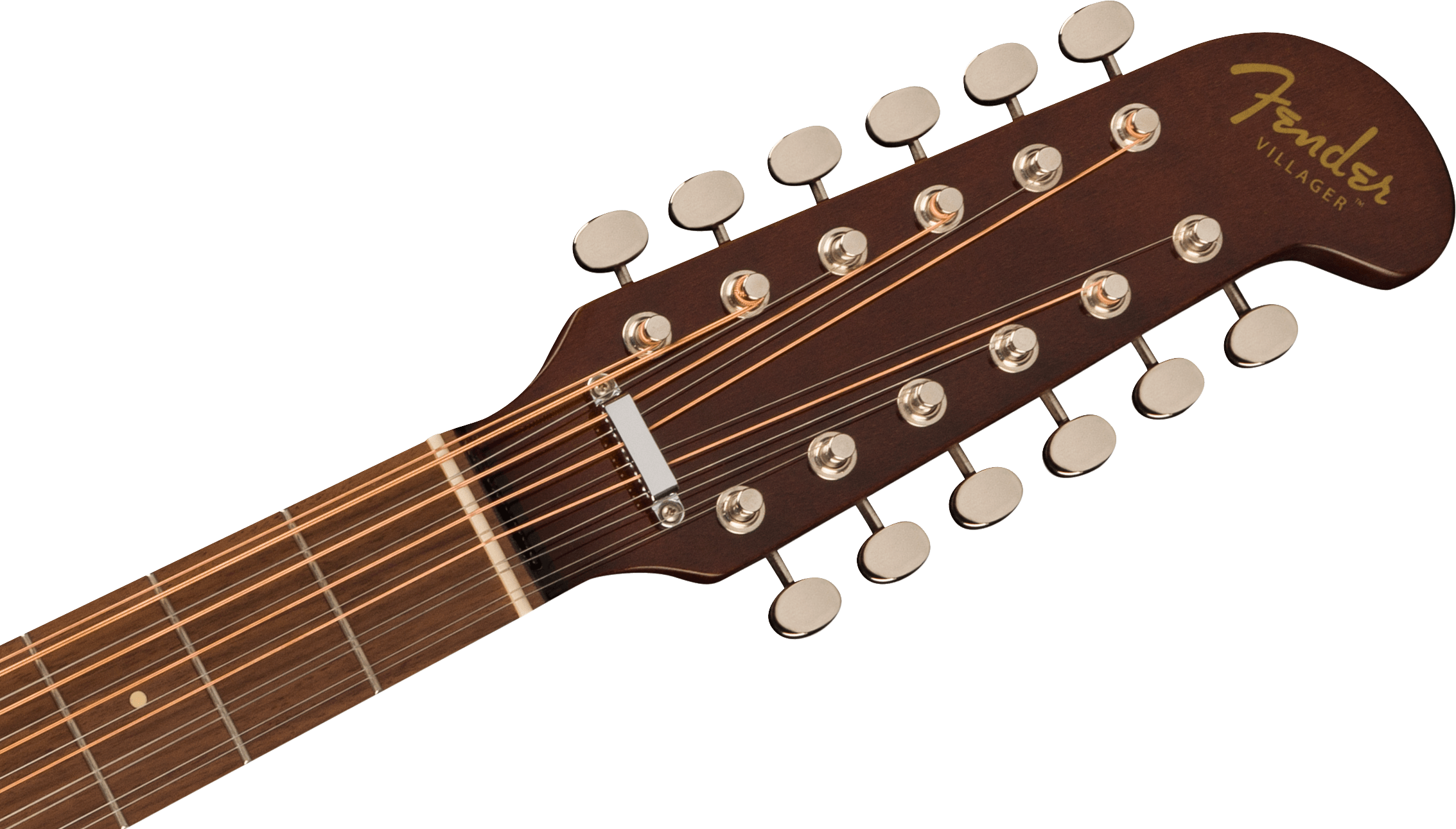 Fender Villager 12 De Epicea Sapelle Wal - Natural - Elektroakustische Gitarre - Variation 3