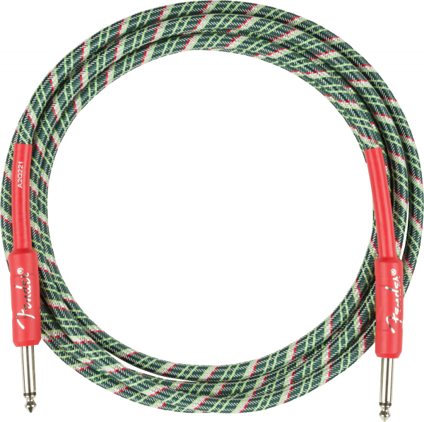 Kabel Fender Wreath Holiday Instrument Cable 10ft - Red/Green