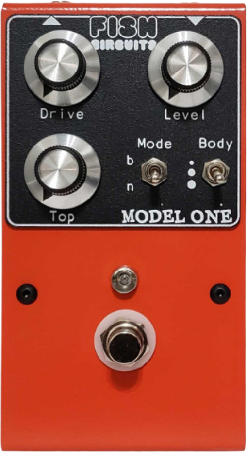 Fish Circuits Model One Overdrive Orange - Overdrive/Distortion/Fuzz Effektpedal - Main picture