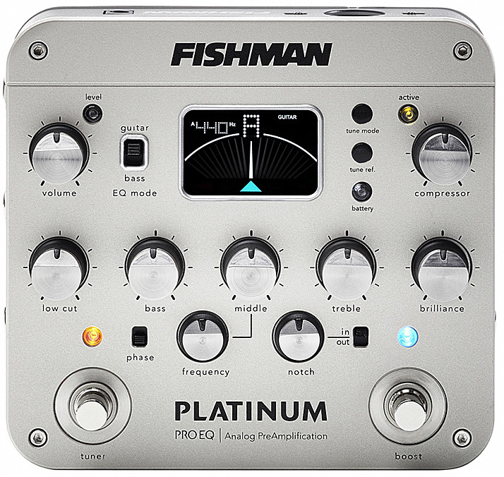 Fishman Platinum Pro Eq/di Analog Preamp - Akustiskgitarre PreAmp - Main picture