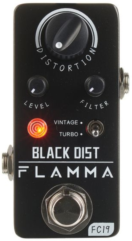 Flamma Fc19 Black Distortion - Overdrive/Distortion/Fuzz Effektpedal - Main picture
