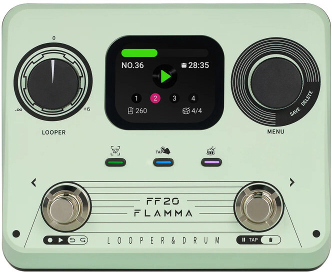 Flamma Ff20 Looper & Drum Machine Green - Looper Effektpedal - Main picture