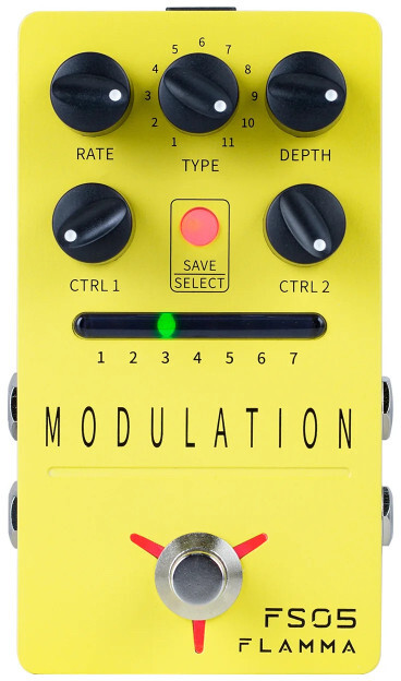 Flamma Fs05 Modulation - Modulation/Chorus/Flanger/Phaser & Tremolo Effektpedal - Main picture