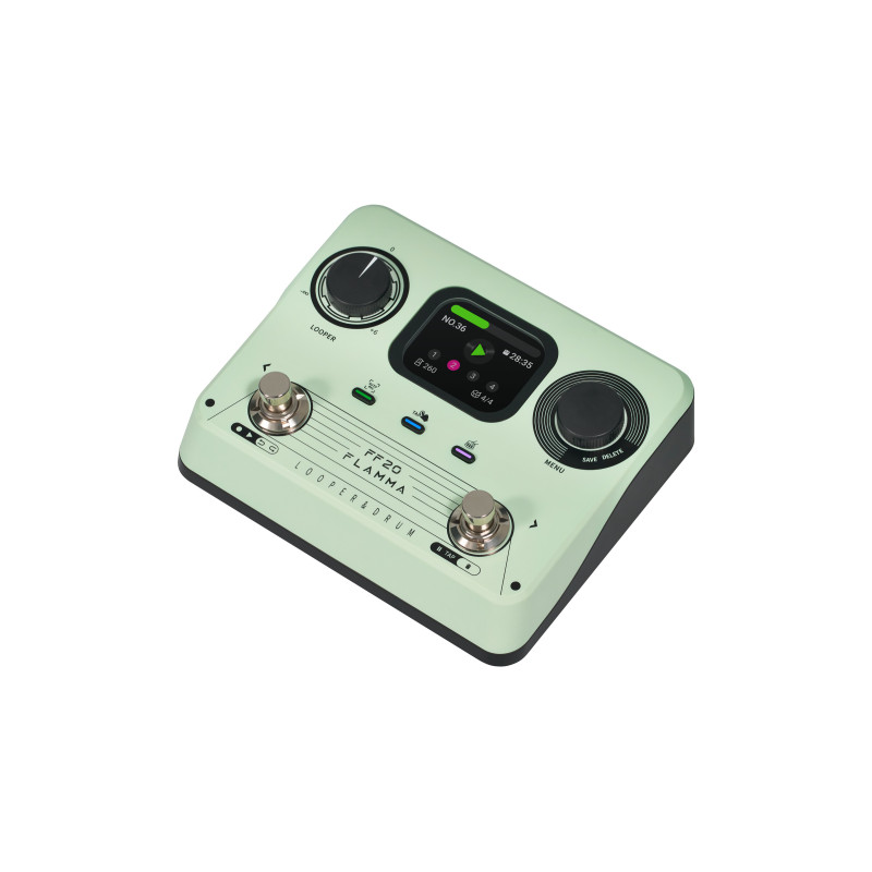 Flamma Ff20 Looper & Drum Machine Green - Looper Effektpedal - Variation 2