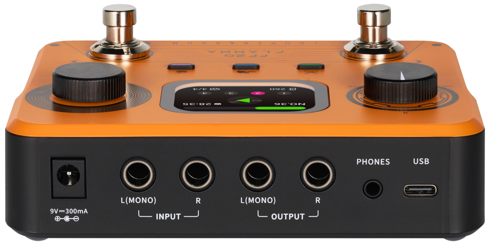 Flamma Ff20 Looper & Drum Machine Orange - Looper Effektpedal - Variation 3