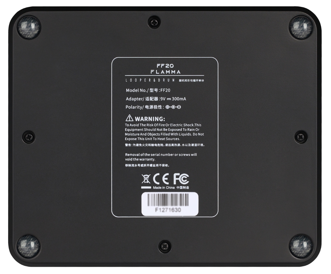 Flamma Ff20 Looper & Drum Machine Orange - Looper Effektpedal - Variation 4