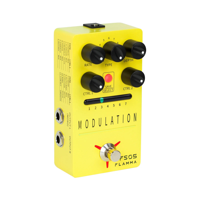 Flamma Fs05 Modulation - Modulation/Chorus/Flanger/Phaser & Tremolo Effektpedal - Variation 1