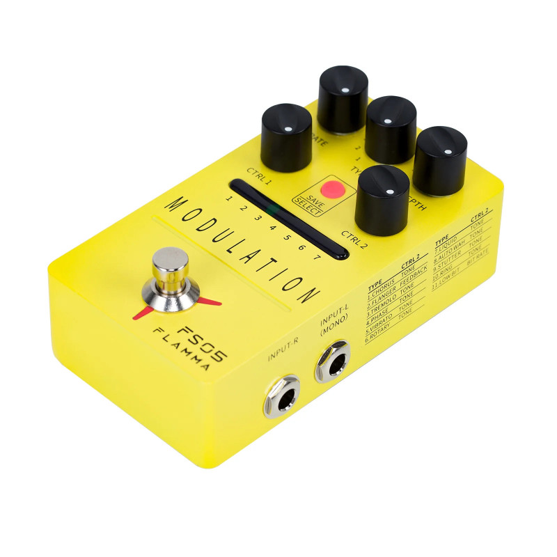 Flamma Fs05 Modulation - Modulation/Chorus/Flanger/Phaser & Tremolo Effektpedal - Variation 3