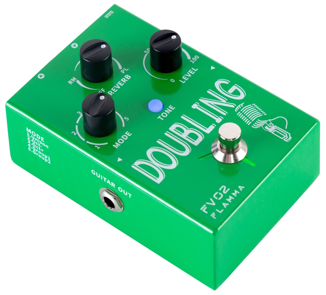 Flamma Fv02 Doubling Vocal Effect Pedal - Modulation/Chorus/Flanger/Phaser & Tremolo Effektpedal - Variation 1
