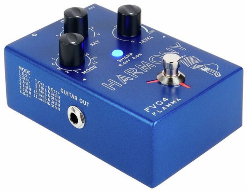 Flamma Fv04 Harmony Vocal - Modulation/Chorus/Flanger/Phaser & Tremolo Effektpedal - Variation 1