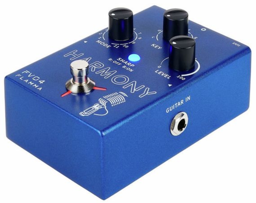 Flamma Fv04 Harmony Vocal - Modulation/Chorus/Flanger/Phaser & Tremolo Effektpedal - Variation 2