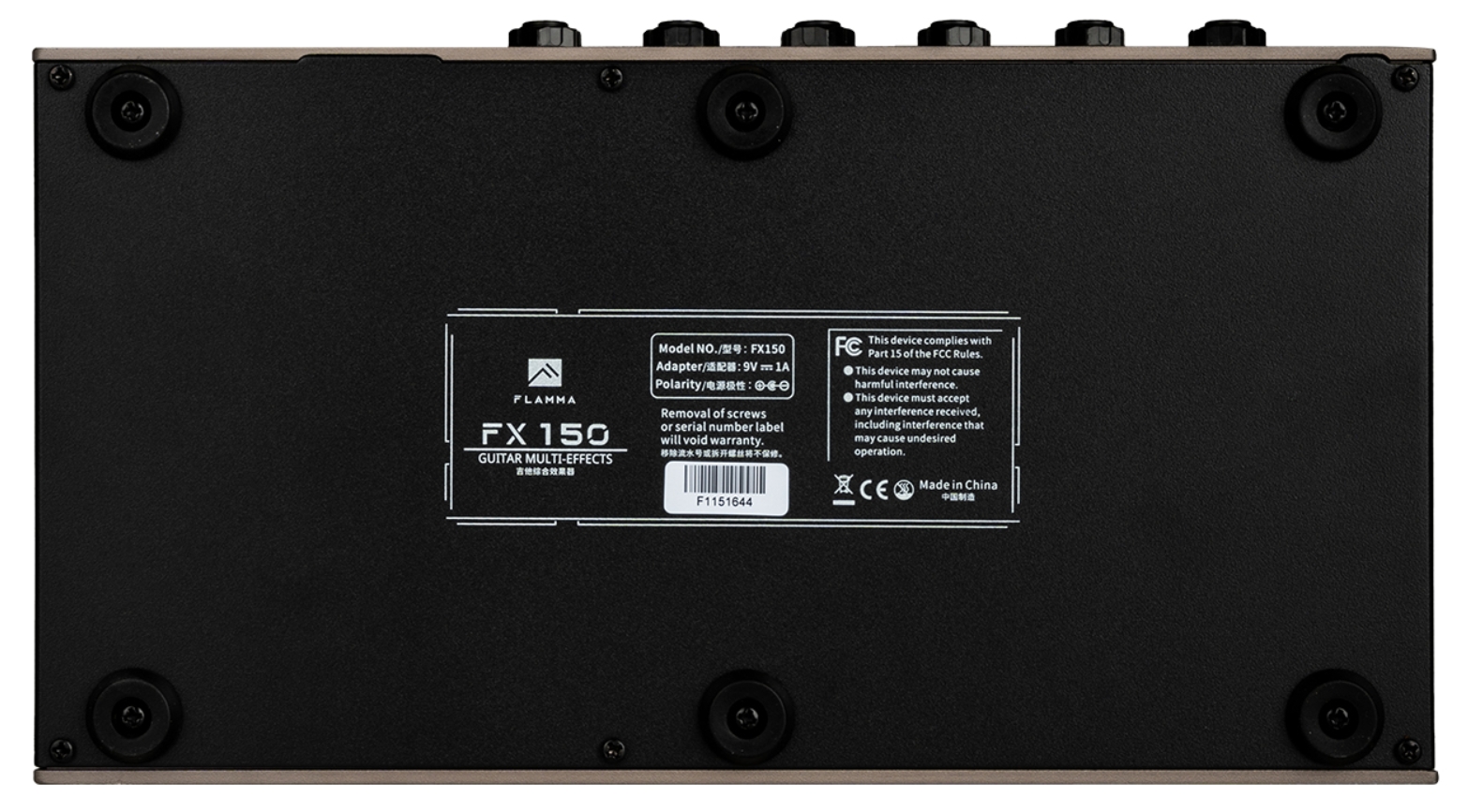 Flamma Fx150 Guitar Multi Effects Galaxy Blue - Multieffektpedal - Variation 4