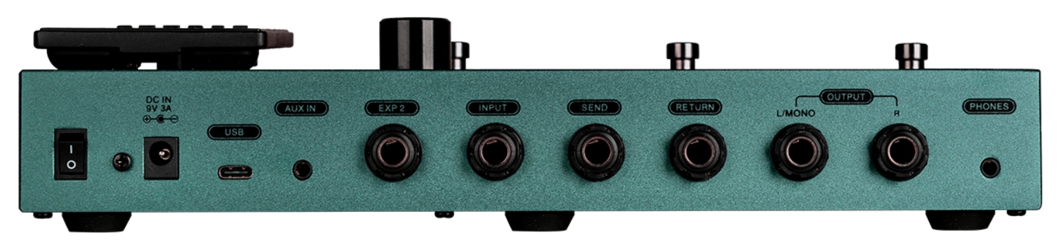 Flamma Fx150b Battery Guitar Multi Effects Nebula Green - Multieffektpedal - Variation 2