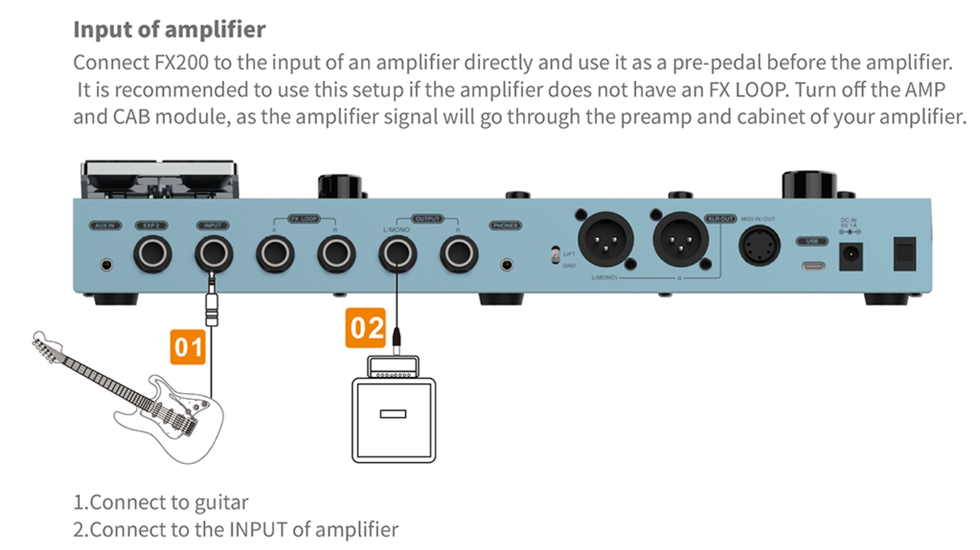 Flamma Fx200 Guitar Multi Effects Pink - Multieffektpedal - Variation 9
